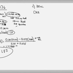 Naoh was added to a 7.75