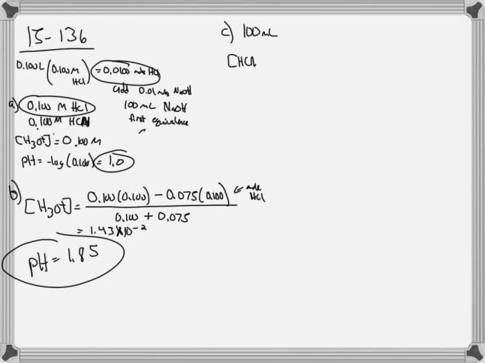 Naoh was added to a 7.75