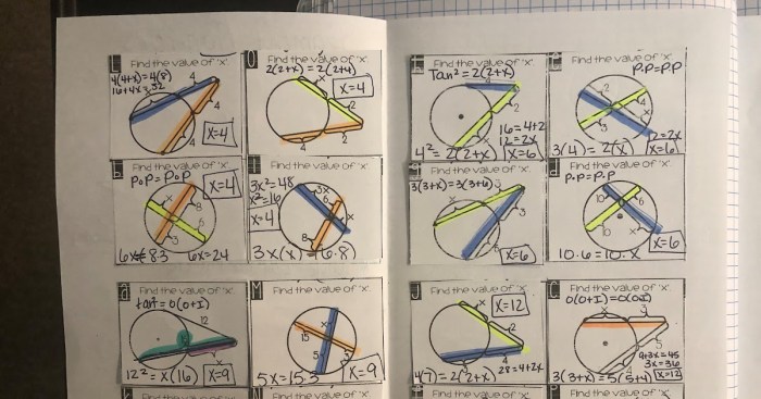 Geometry unit 10 circles quiz 10-3 answers