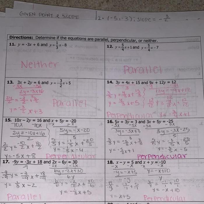 Unit 2 linear functions homework answers