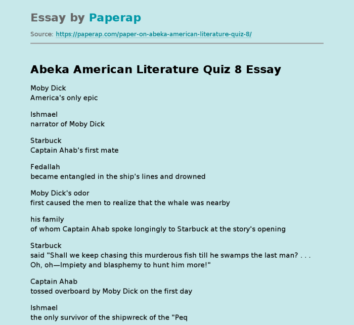 Abeka american government quiz 4