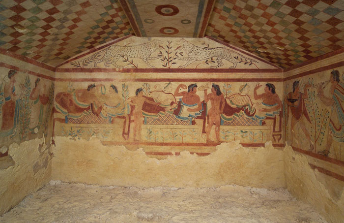 Tomb of the triclinium ap art history