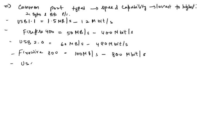 Drag and drop to arrange the port types in order